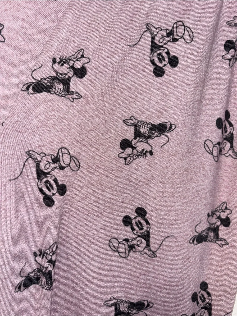 Disney Mickey & Minnie Mouse Pink Lounge Pajama Pants Large - Picture 2 of 7